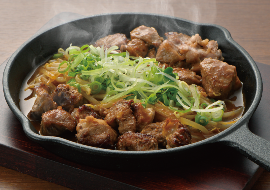 ツラミ&ハラミ鉄板焼き